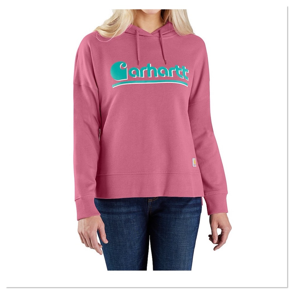 Carhartt Women's Tencel Fiber Series Loose Fit Graphic Hooded Sweatshirt